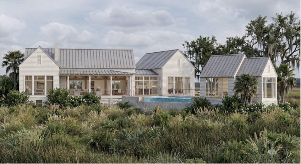 Marshside home design visualization