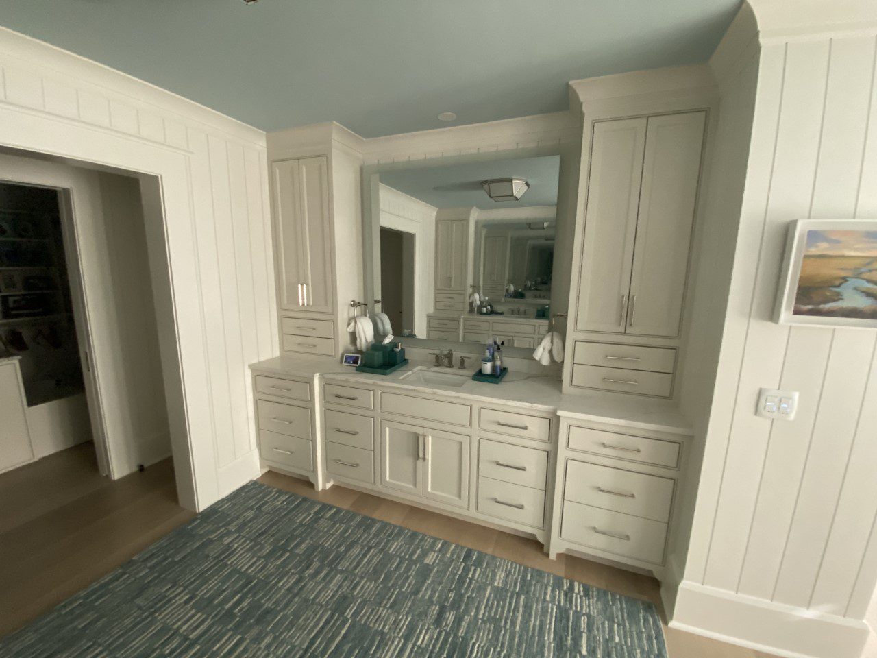 Master Bath — woodworking by Redwoodworks Residential