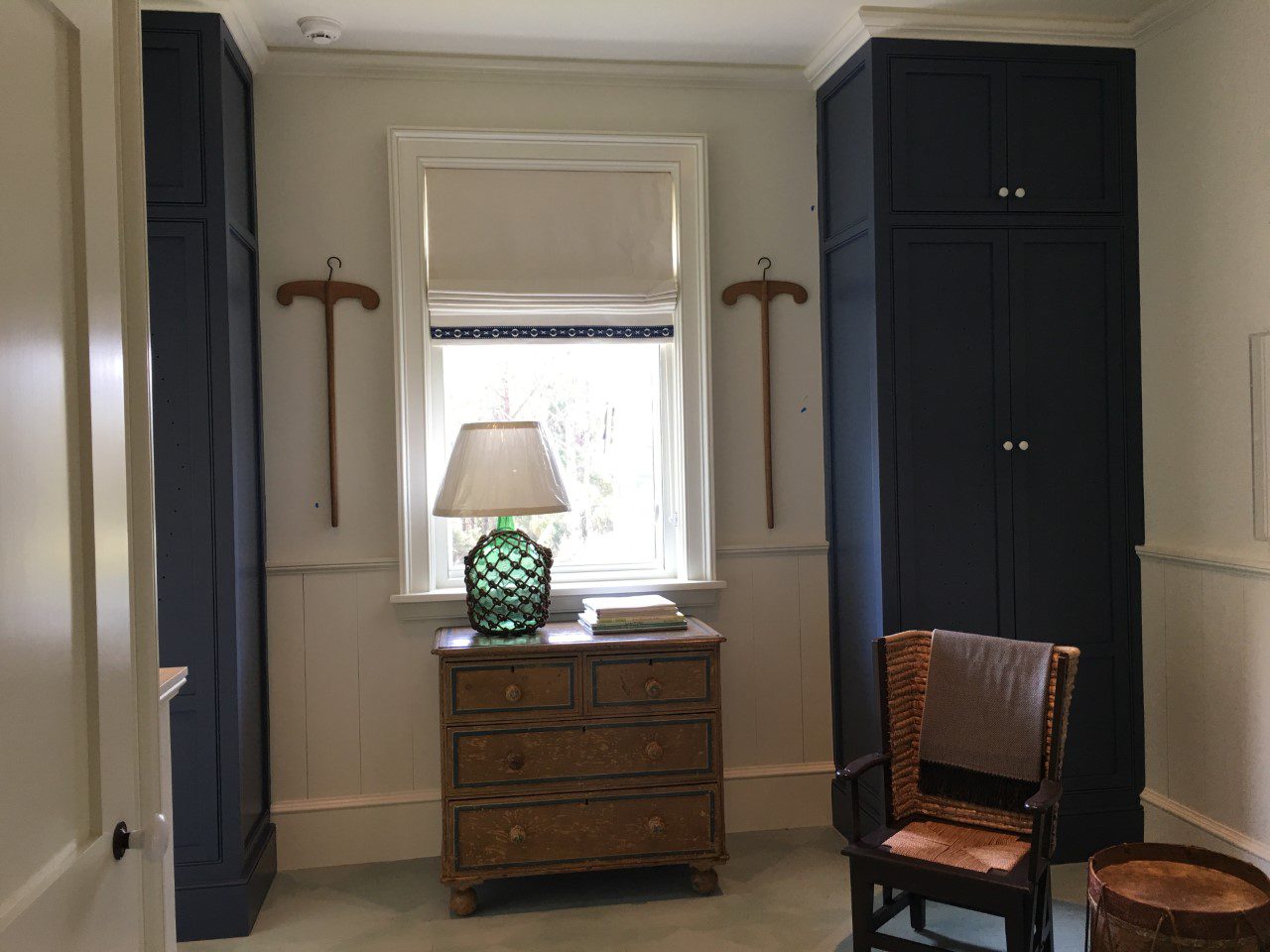 Cabinet, Lamp and Window — woodworking by Redwoodworks Residential