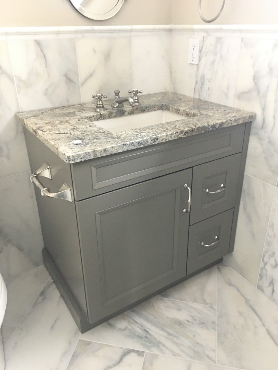 Petite Vanity — woodworking by Redwoodworks Residential