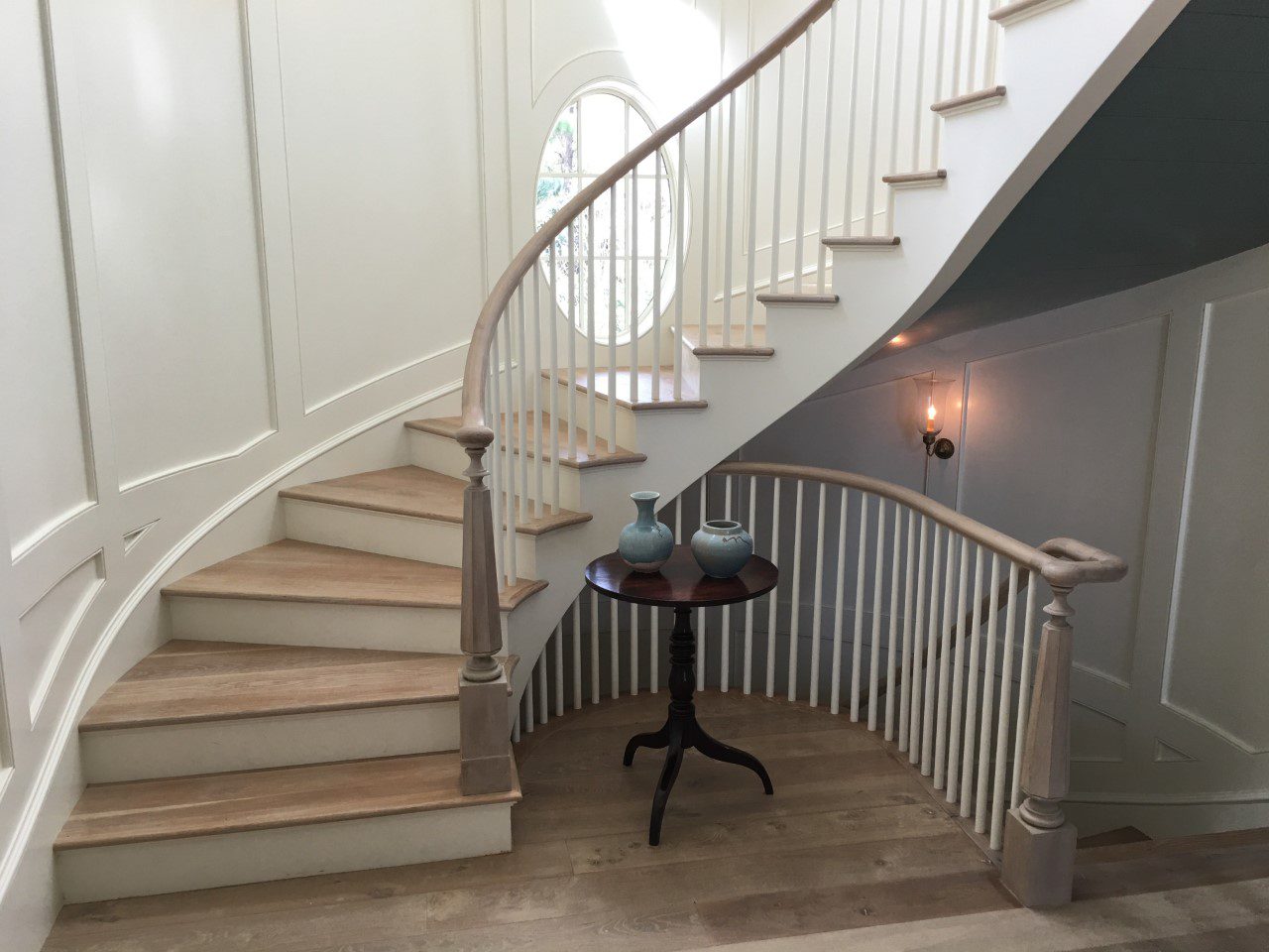 Custom Staircase — woodworking by Redwoodworks Residential