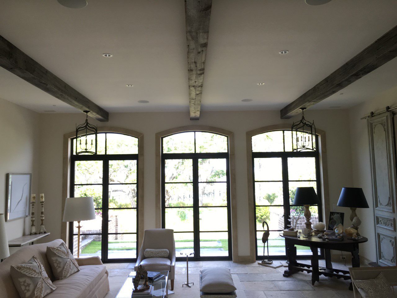Reclaimed Beams — woodworking by Redwoodworks Residential
